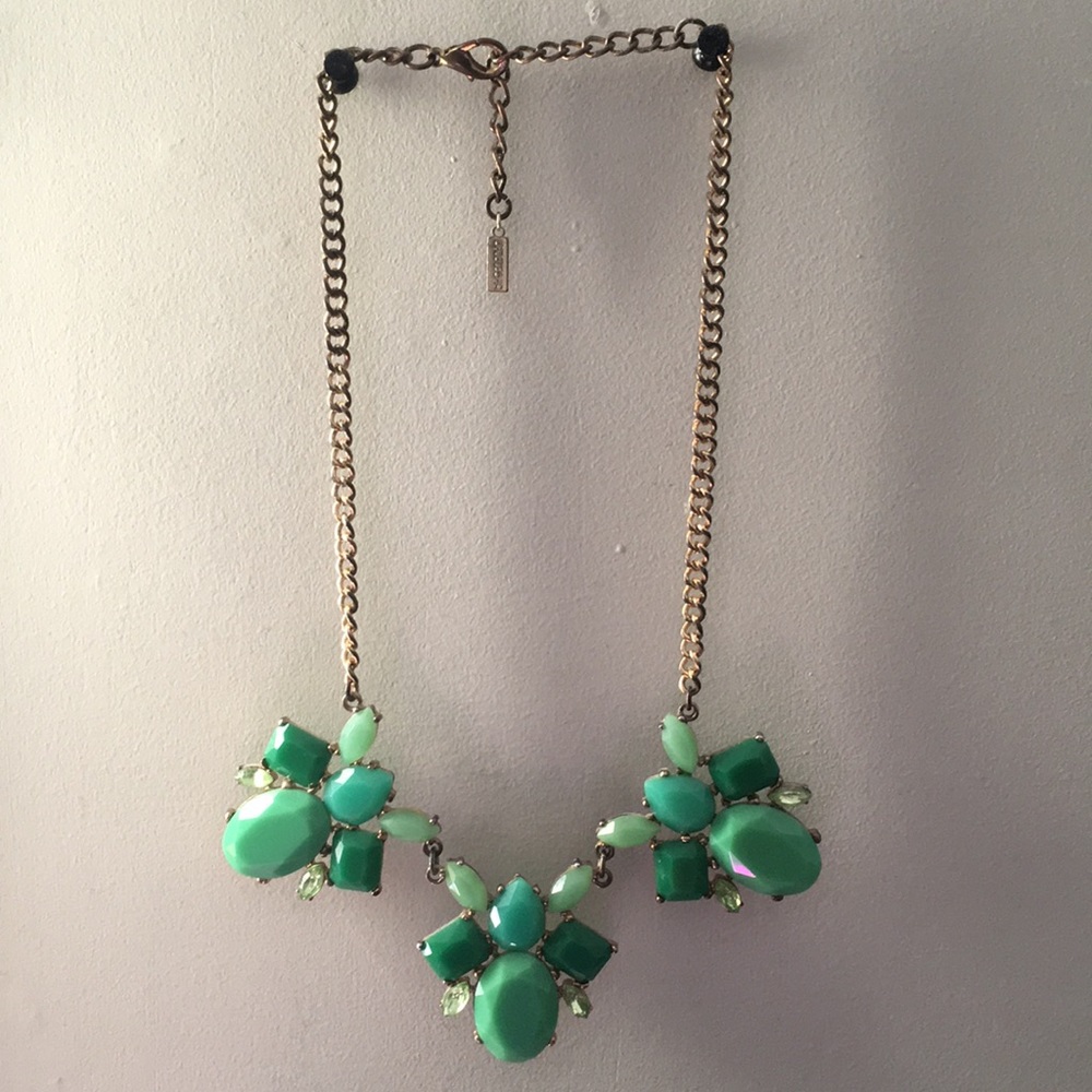 Green Statement Necklace